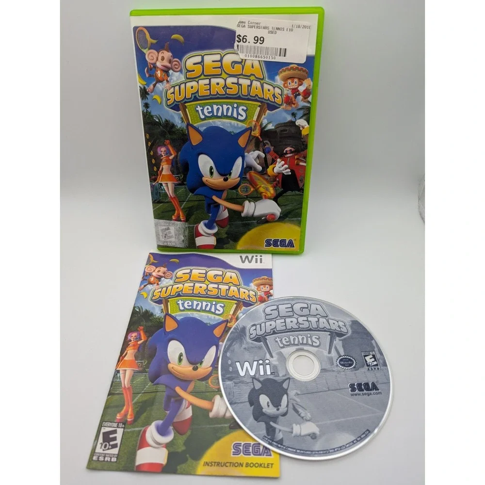 Superstars Tennis - Nintendo Wii Complete With Manual CIB Tester